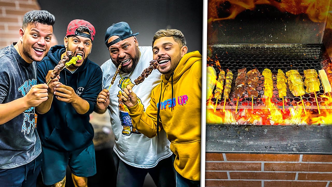 CHURRASCO DE ESPETINHO DE TODOS SABORES PARA MEUS AMIGOS ‹ PORTUGA ›