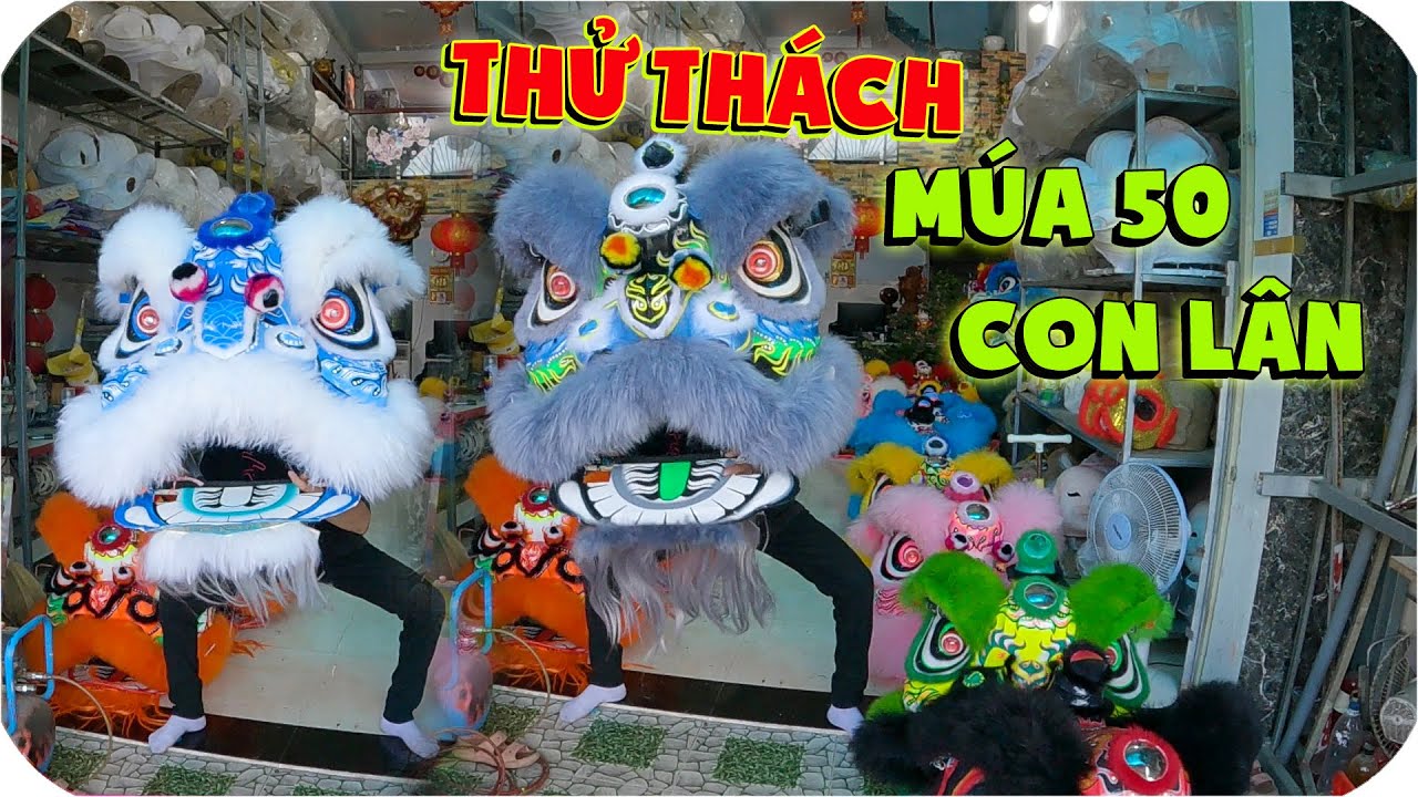 Bình Minh TV | Làm Thử Thách Múa 50 Con Lân Siêu Đẹp Nhận 2.500.000