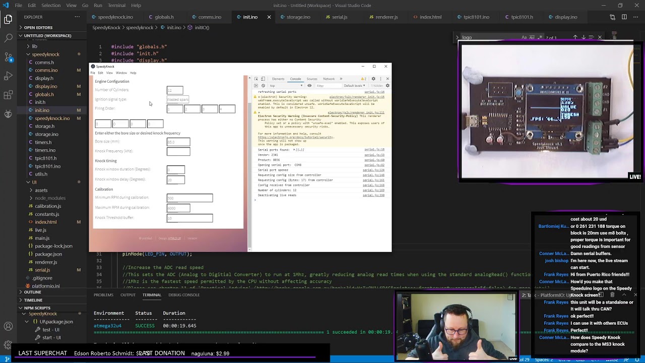 Speeduino live coding - The mythical SpeedyKnock