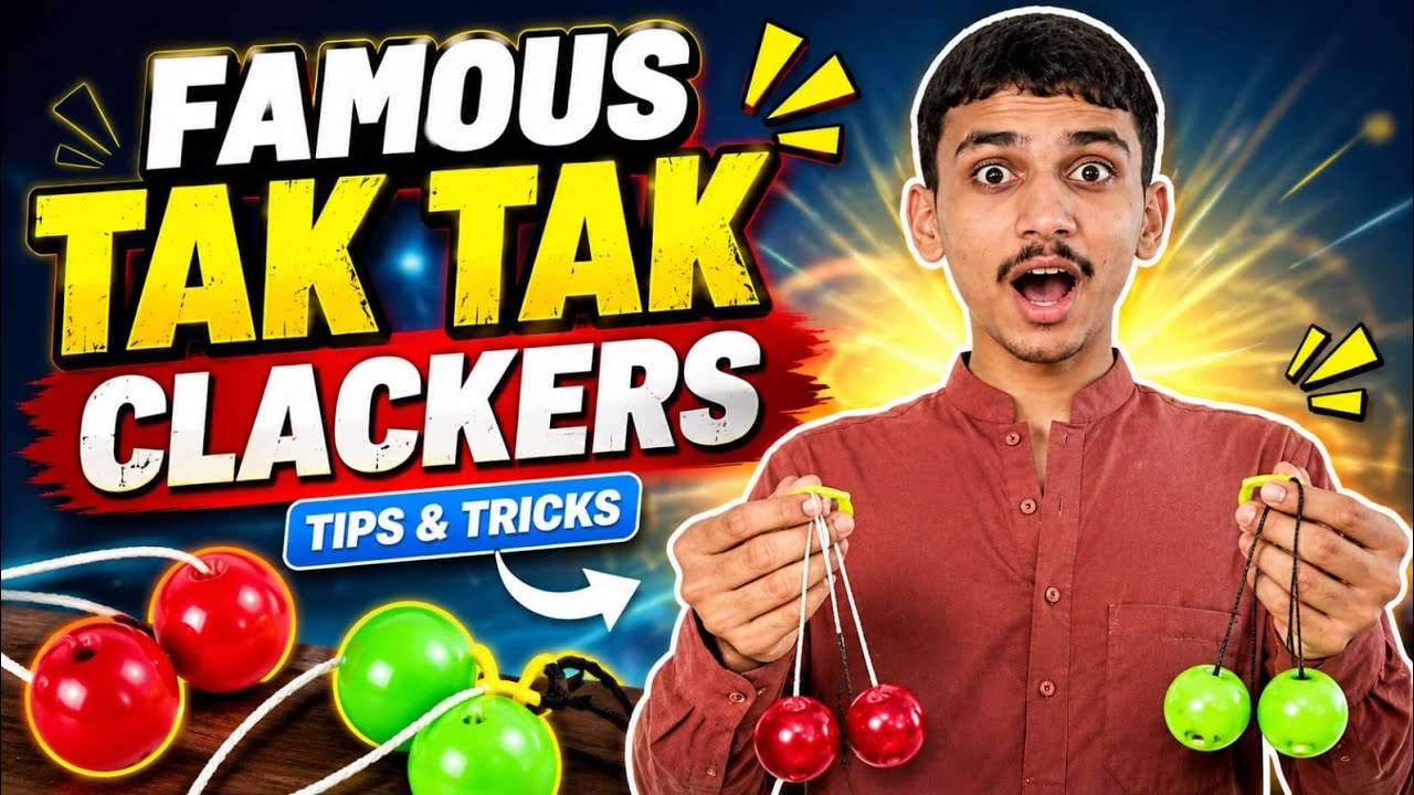 New game tak tak || clackers|| LATO_LATO game amazing 🤩|| Tak tak chalane ka tarika ||