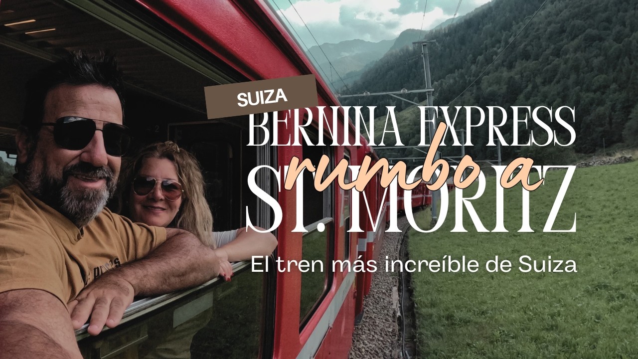 Bernina Express: el tren más increíble de Suiza rumbo a St. Moritz 🇨🇭 | De Tirano a los Alpes