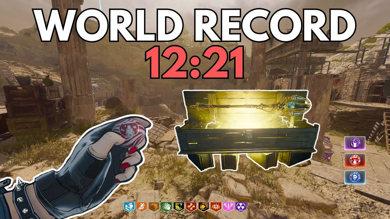 [WR] The Tomb 4 Player Easter Egg Speedrun Box with Gums [12:21]