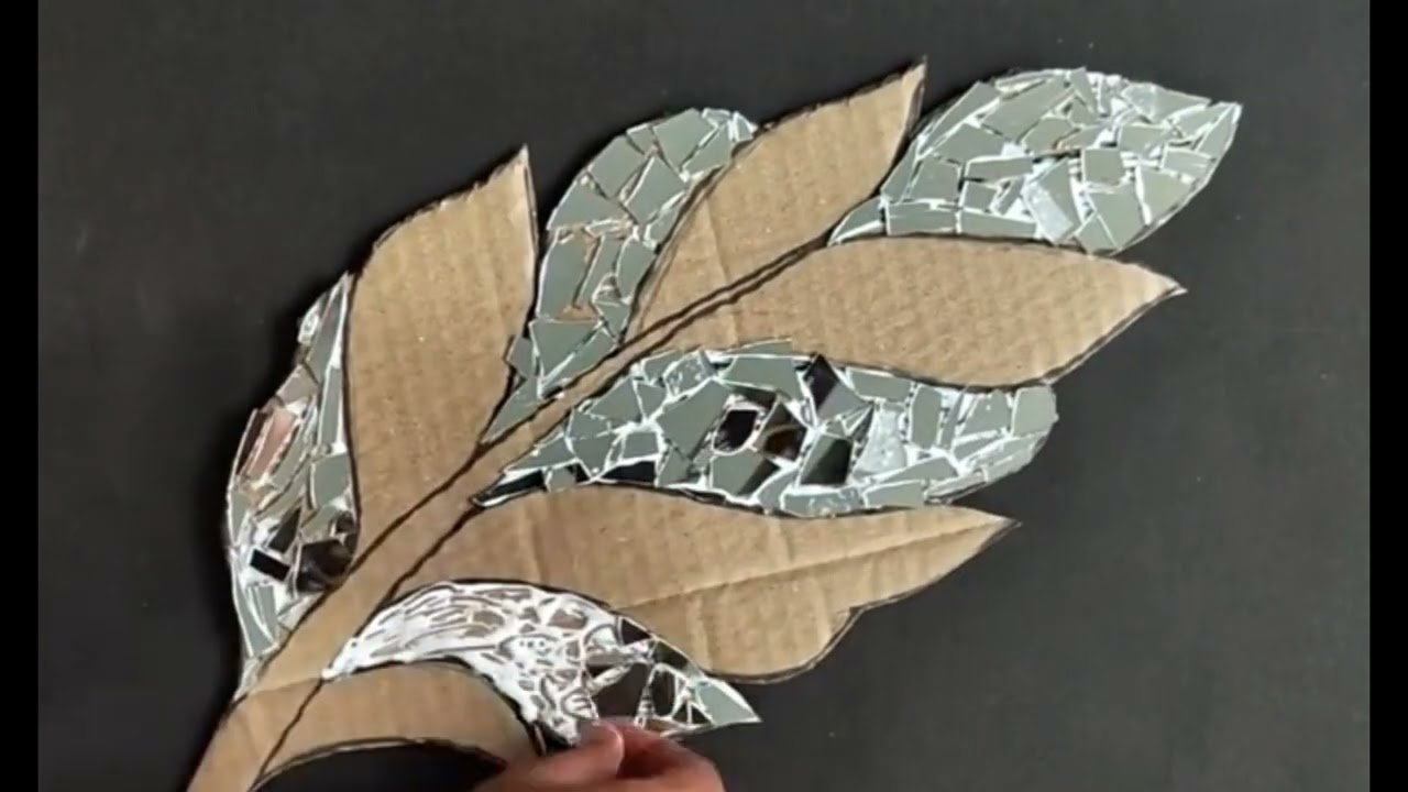 Beautiful handcrafted mirror wall hanging #wallhanging #walldecor #diy #artandcraft #art #handcraft