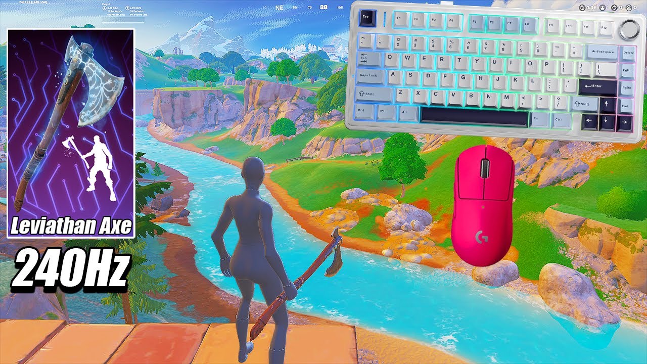 LEVIATHAN AXE GAMEPLAY | High Kill Solo Win 🏆 Aula F75 Keyboard ASMR 🎧😴