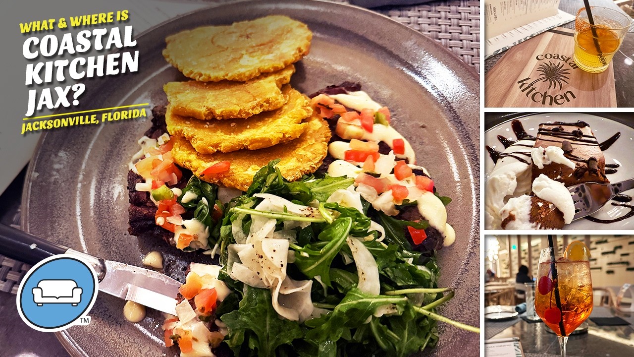 Ресторан Coastal Kitchen в отеле Hilton Jacksonville: закуски, основные блюда и многое другое! Уз...