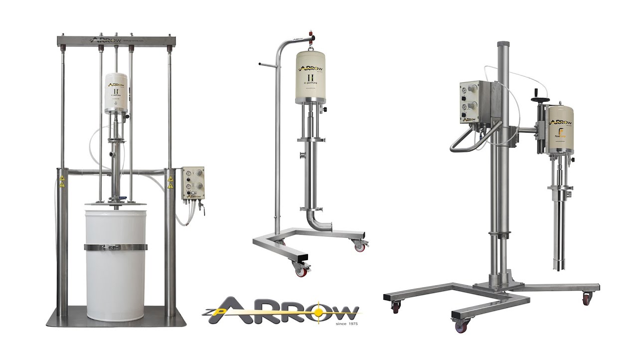DRUM UNLOADER HYGIEN PUMP / ELEVATOR FOR PISTON PUMPS / CART.