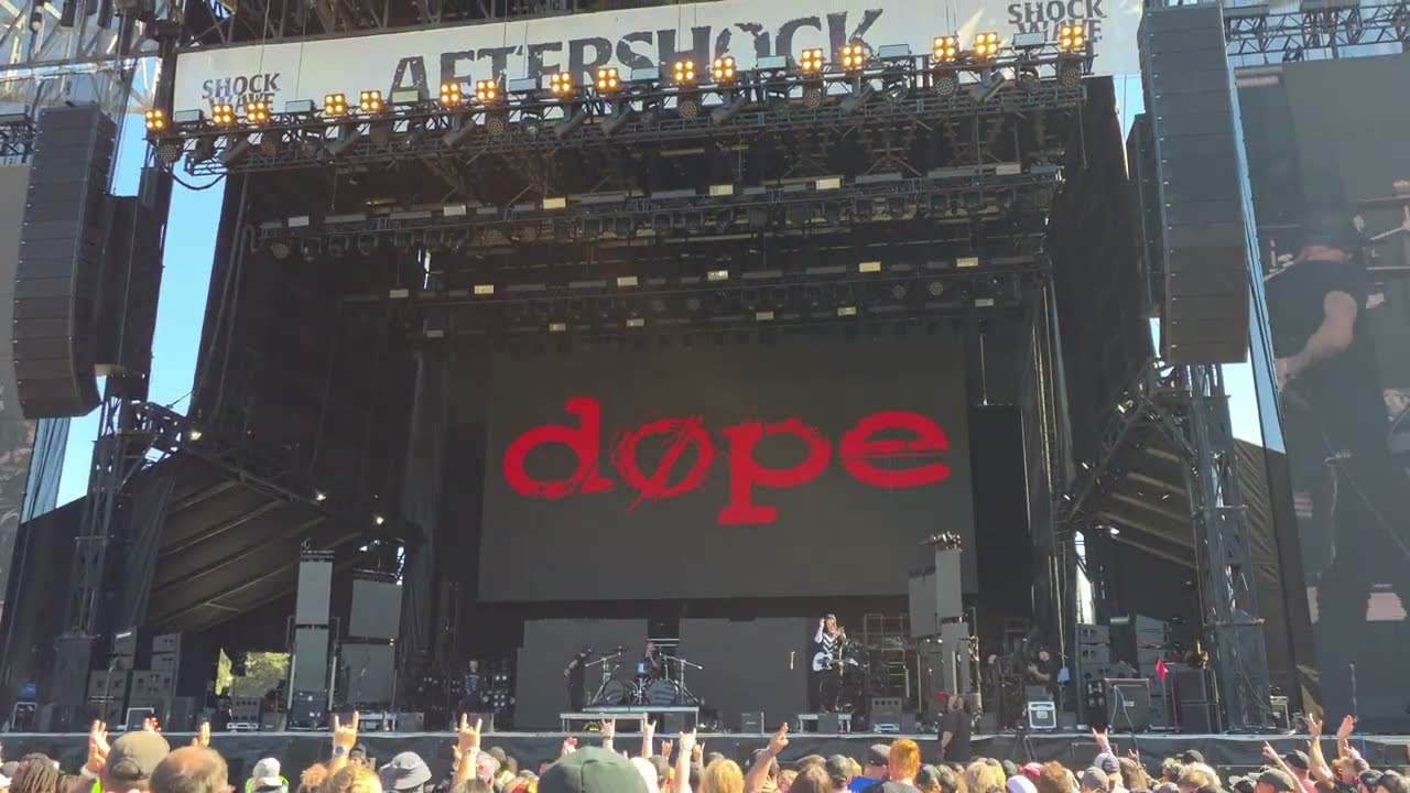 Dope - "Die MF Die" live on 10/5 at Aftershock 2025 in Sacramento, CA