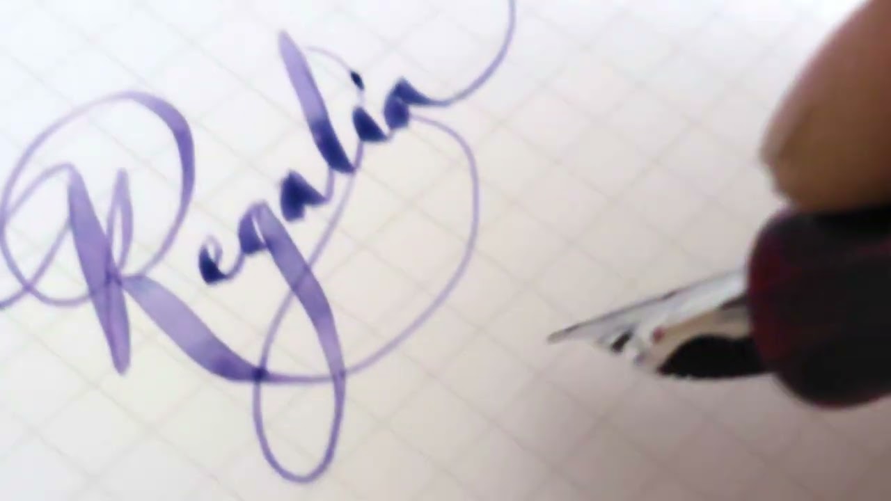 Regalia Labs Crossflex nib, a silent demonstration.