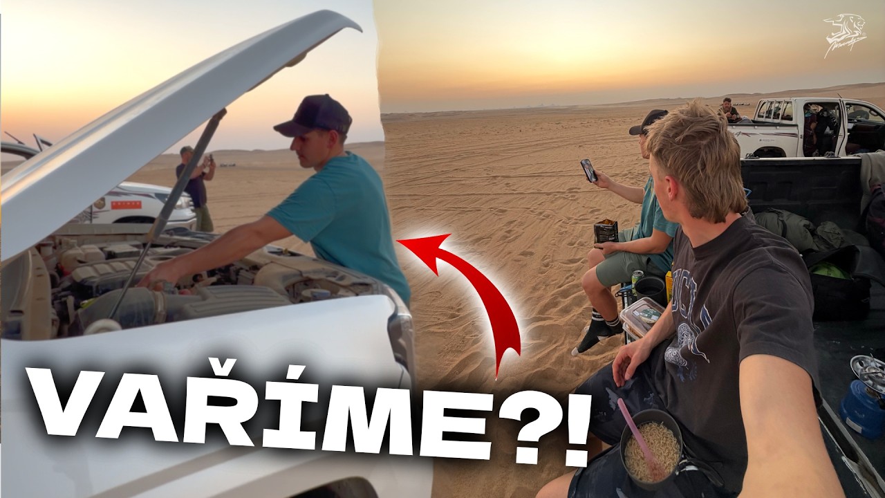 VAŘÍME NA MOTORU AUTA! 😂🔥 | DAKAR 🏁