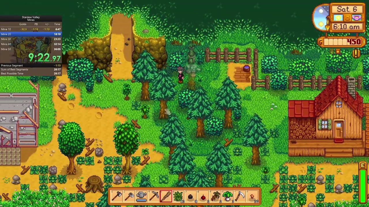 [Stardew Valley] Mines Level 50 Vanilla - 23min20s