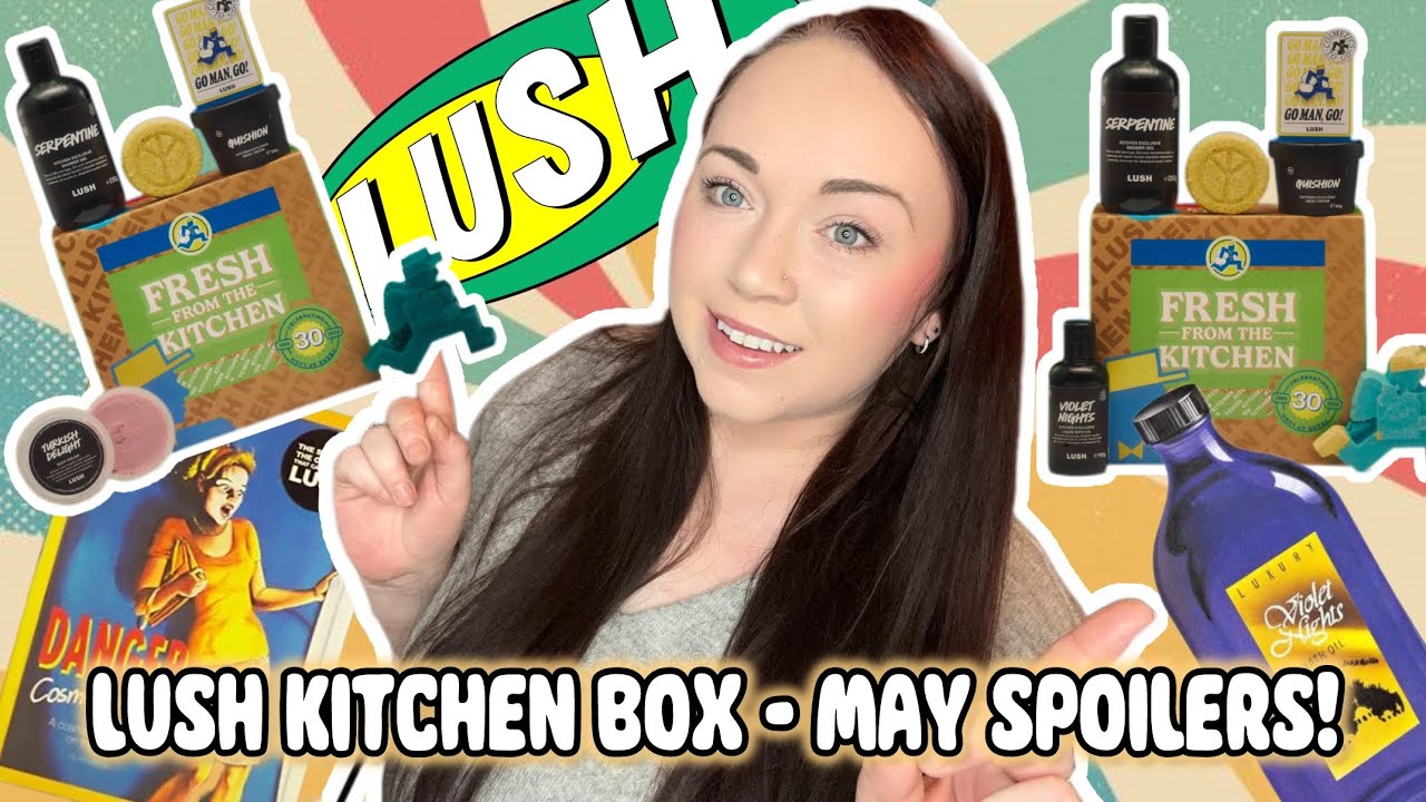 LUSH KITCHEN BOX - MAY KITCHEN BOX SPOILERS! | A Retro Cosmetics To Go Inspired Box!