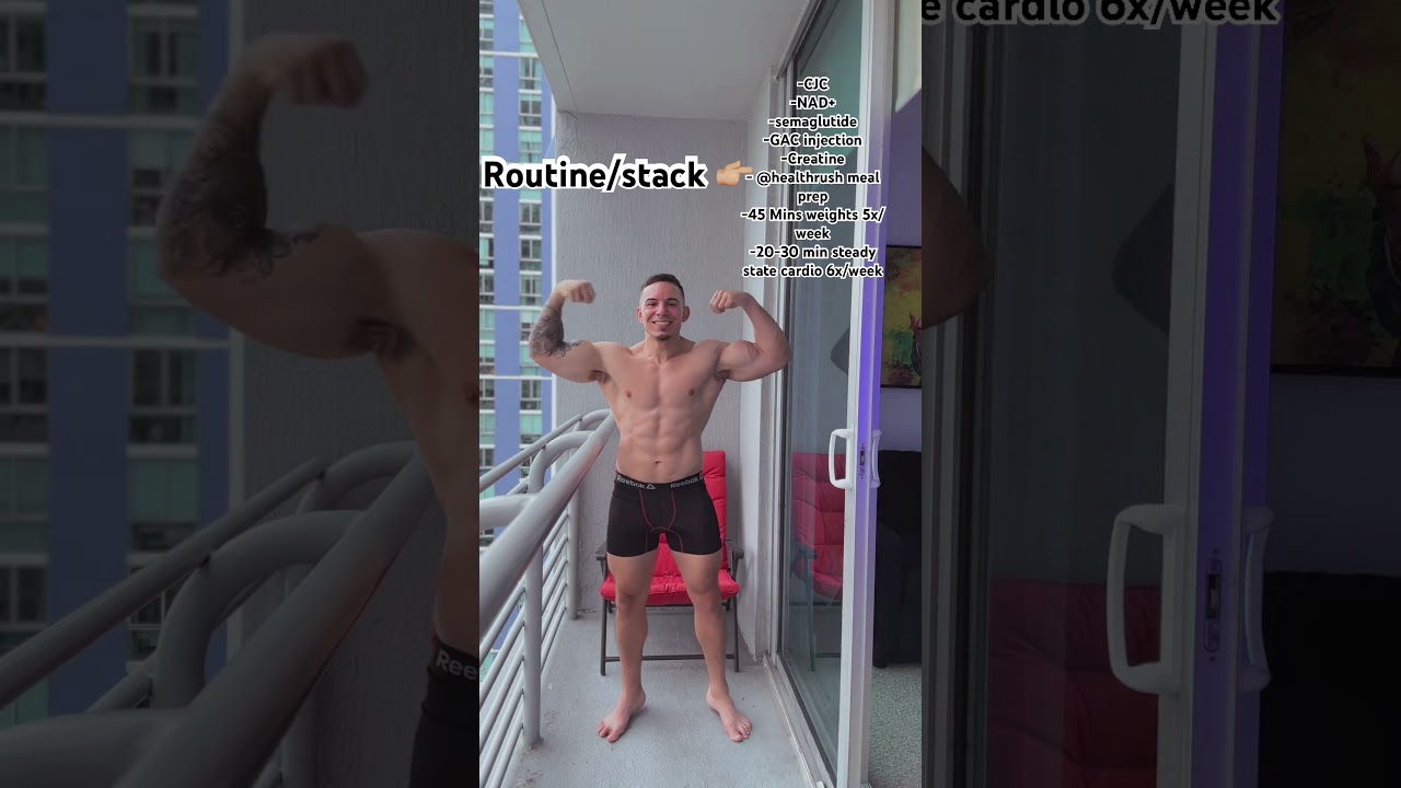 My 6 week transformation/peptide stack #transformation #fitness #trainharder #motivation