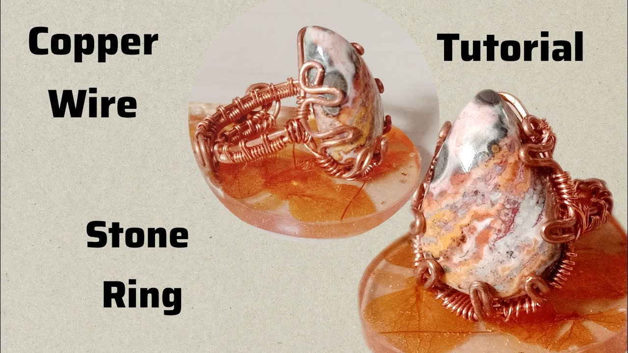 How to make eye shaped stone ring #diy #wirewrapping#ring 
