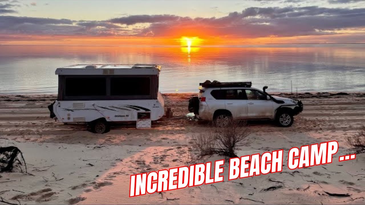 Beach Camping with incredible Weather in Shark Bay, Francois Peron National Park!