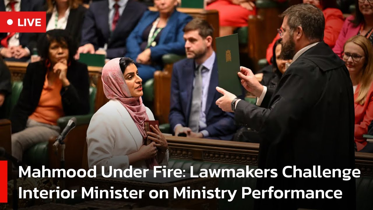 🔴LIVE: UK Interior Minister Mahmood Faces Lawmakers’ Tough Questions | AC1W