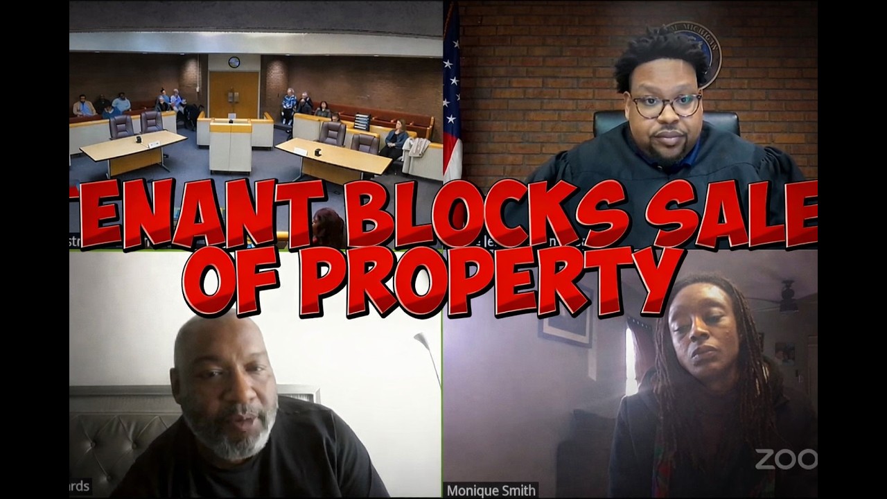 Tenant Blocks Sale of Property While Landlord Faces Massive Foreclosure