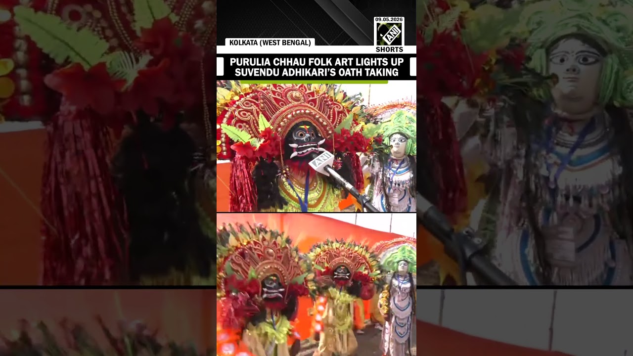 Purulia Chhau Brings Bengal&rsquo;s Folk Soul to Suvendu Adhikari&rsquo;s historic Swearing-In Ceremony