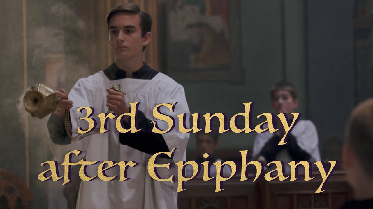 1,500 year old music never gets old… — Third Sunday after Epiphany Gregorian Chant