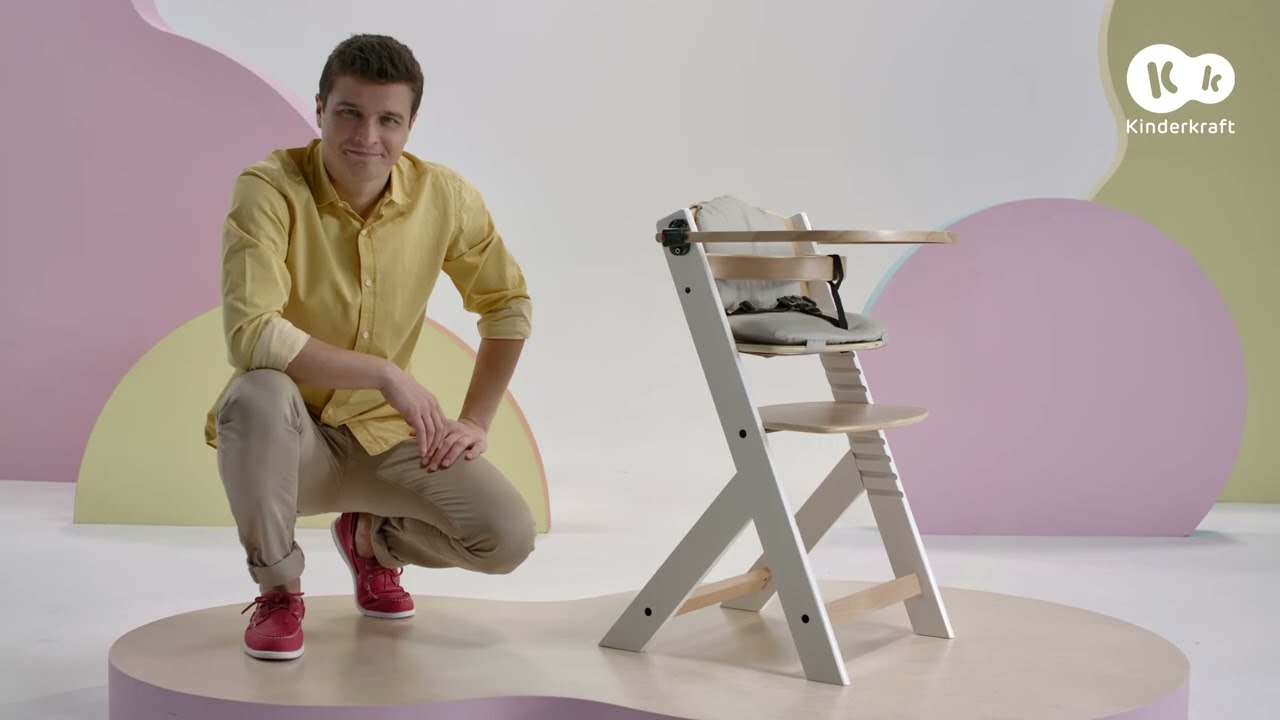Chaise haute Enock de Kinderkraft - Tutoriel