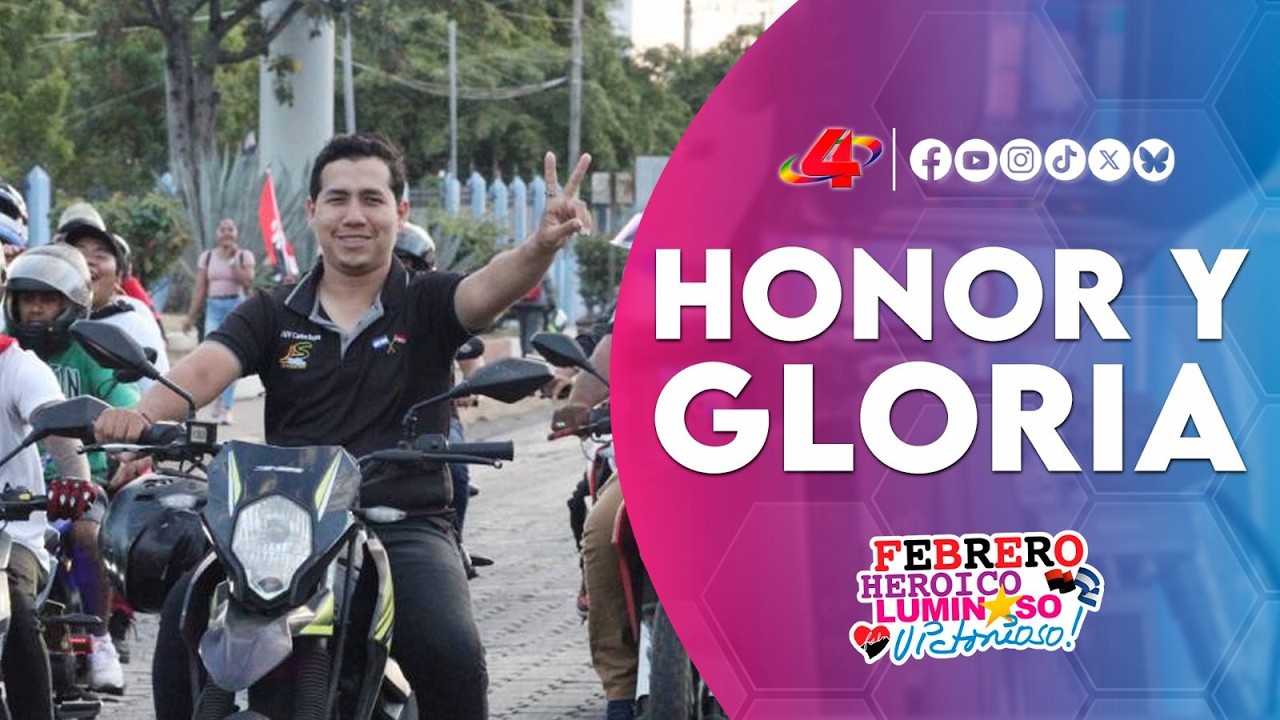 Recorrido de la Diana en Managua: honor y gloria al General Sandino  🔴⚫