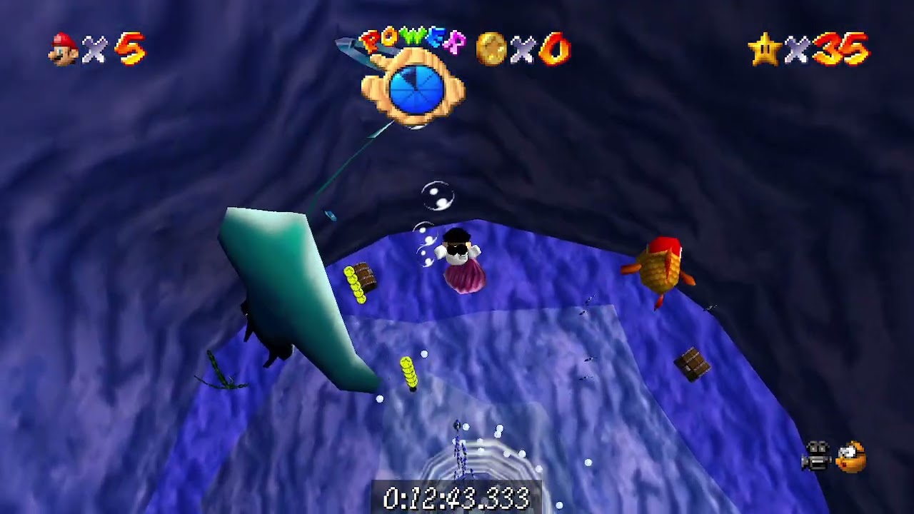 Mario 64 co-op 50 star 2p 19:08 With @Tadcoco