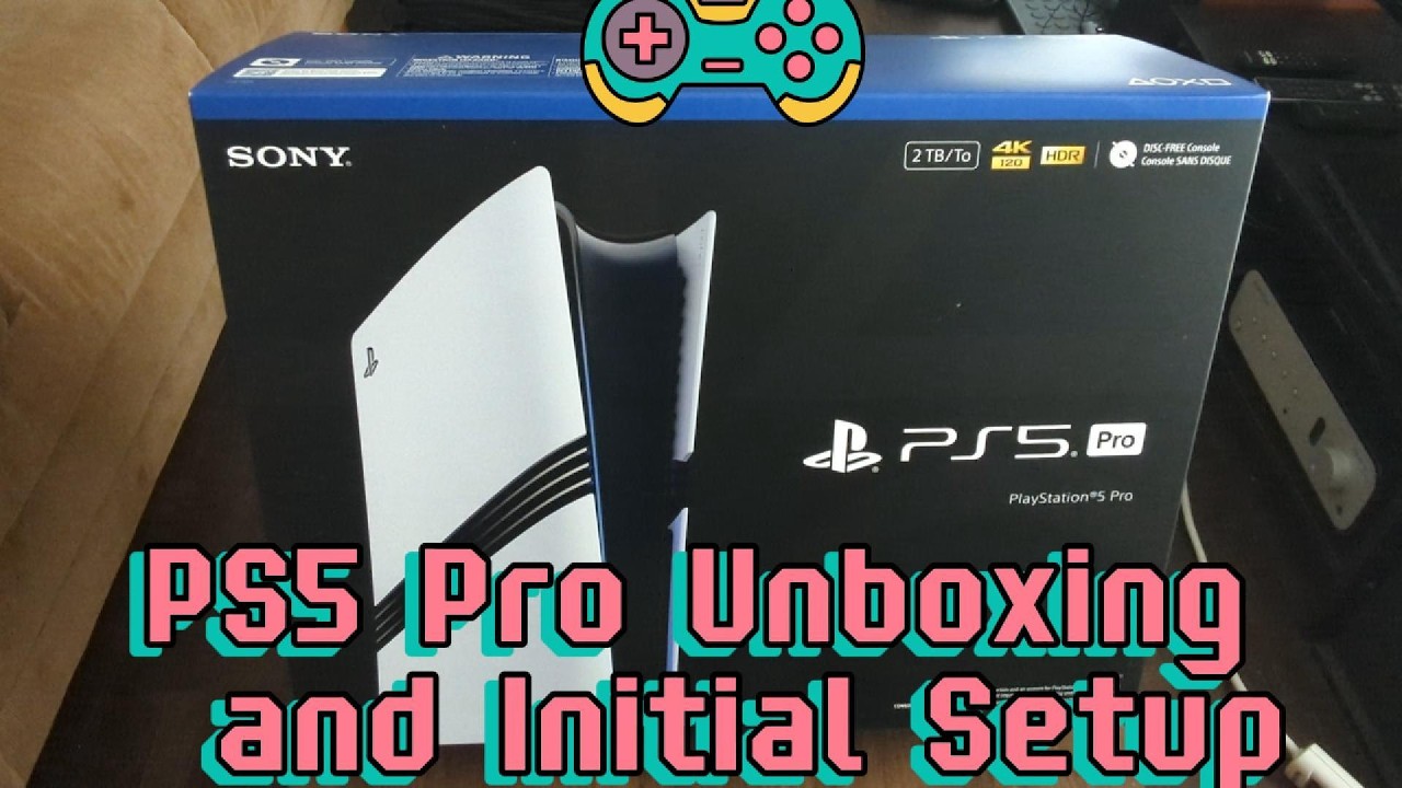 PS5 Pro Unboxing and Initial Setup #ps5pro