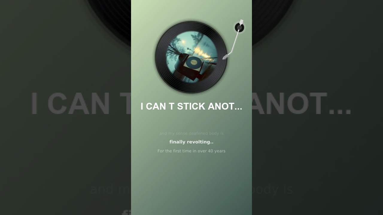 I CAN'T STICK ANOTHER LETTER
