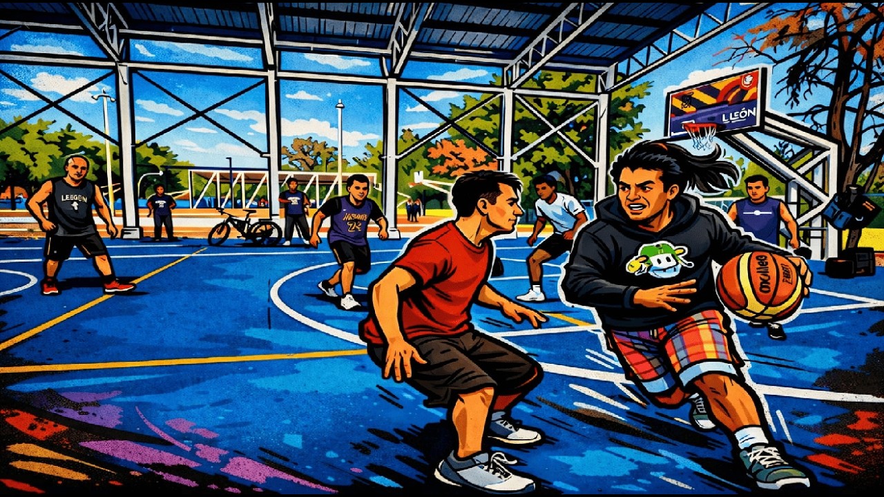 las retas callejeras de león 🏀🦁#basketball #leongto #highlight #retasdebasket