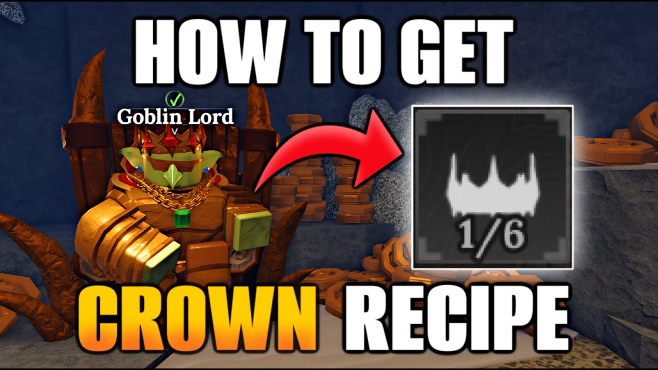 (NEW CODES!) How to Get the NEW Secret Goblin's Crown Recipe in The Forge ROBLOX