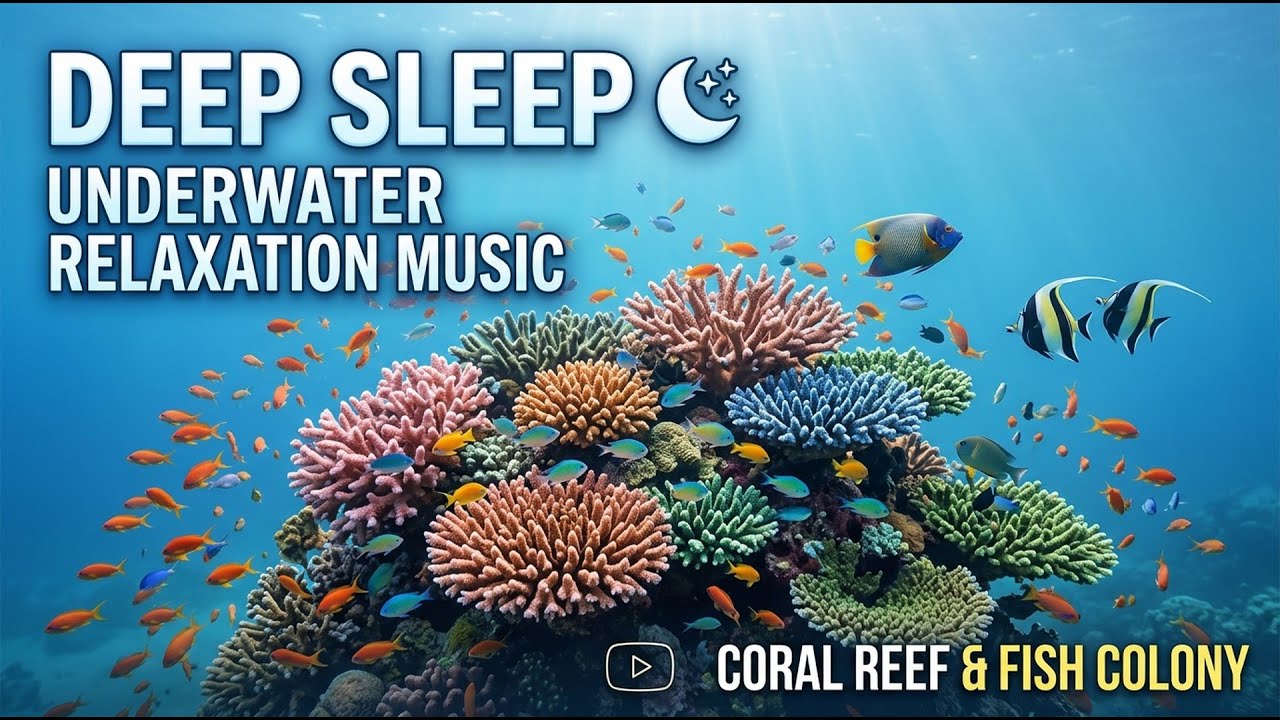 Gentle Underwater Sounds and Peaceful Night Atmosphere for Mind and Body Restoration