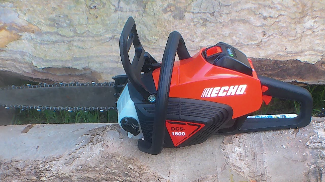ECHO DCS-1600 Battery chainsaw, First impressions and some cuts ofcourse.