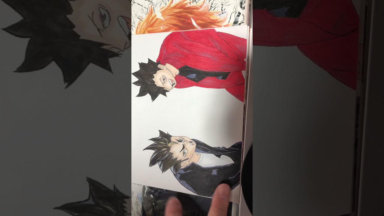 ハイキューおたくがスケッチブック1冊使い切る#ハイキュー　#hq_anime