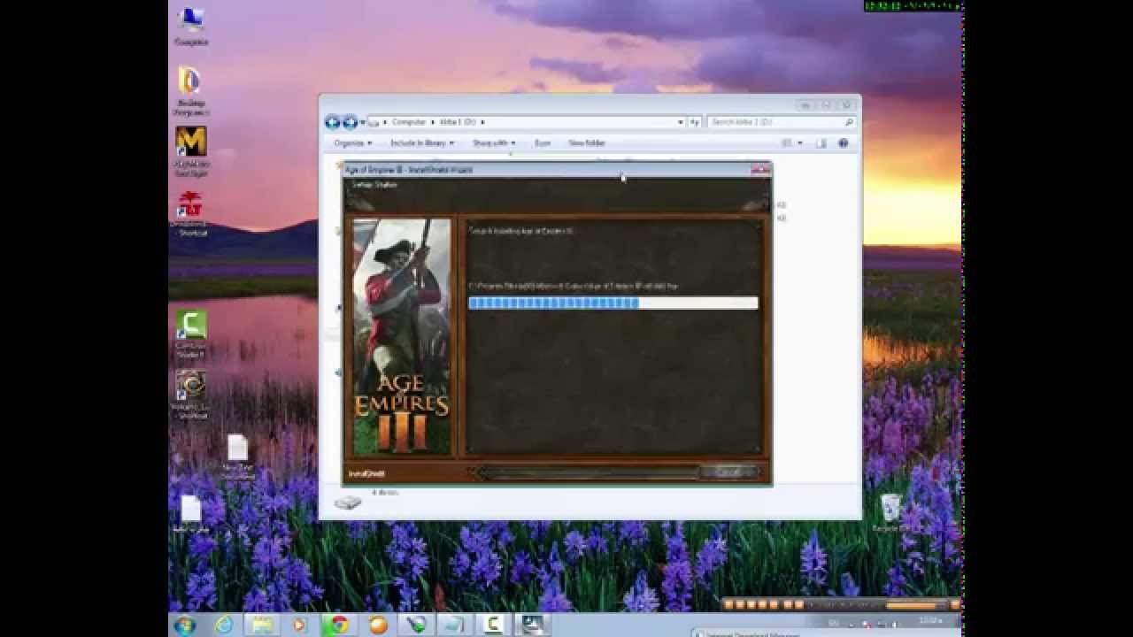 حل مشكلة disk 1 فى لعبة Age of empire 3