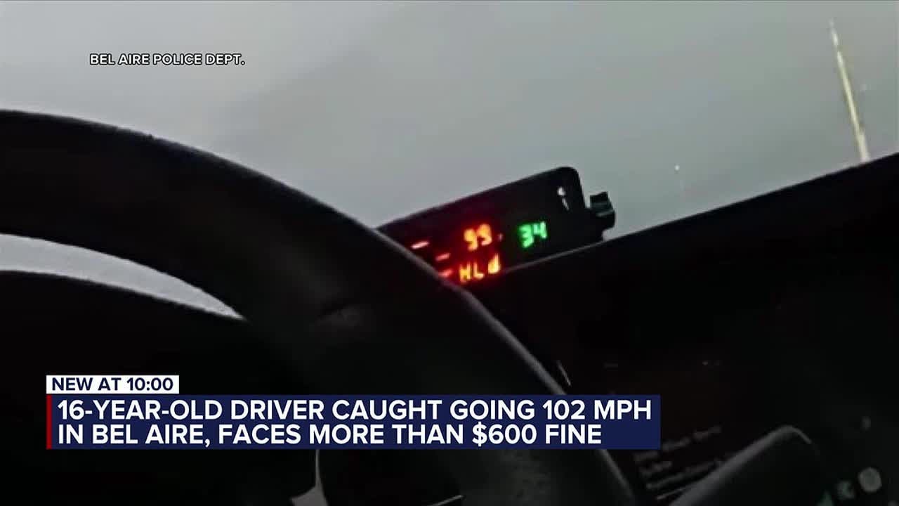 Police: Driver caught speeding at 102 mph in Bel Aire was &lsquo;late for school&rsquo;