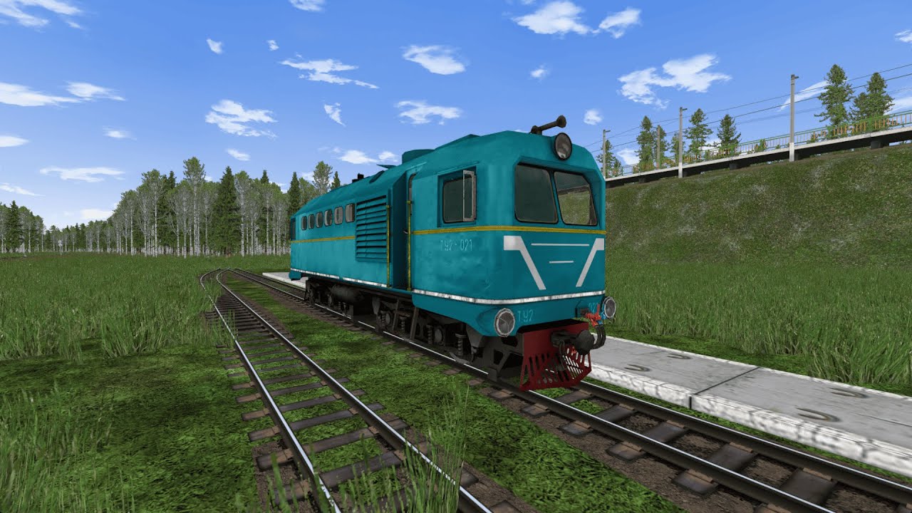 Запуск ТУ2 в RTrainSim
