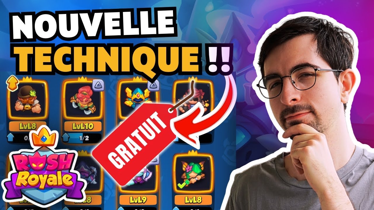 Comment Obtenir un L&Eacute;GENDAIRE Gratuit dans Rush Royale ! 🎉💥NEW