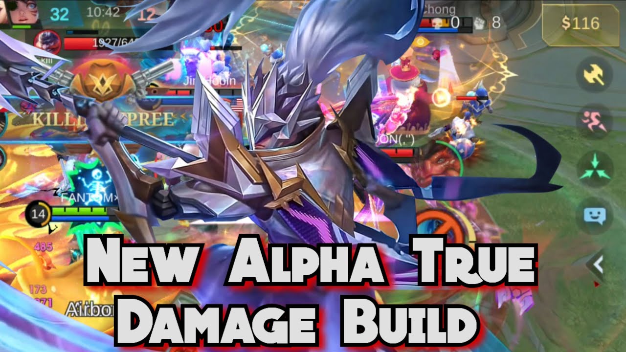 Alpha new true damage build | Insane Lifesteel | Mlbb | Fantom x Yt
