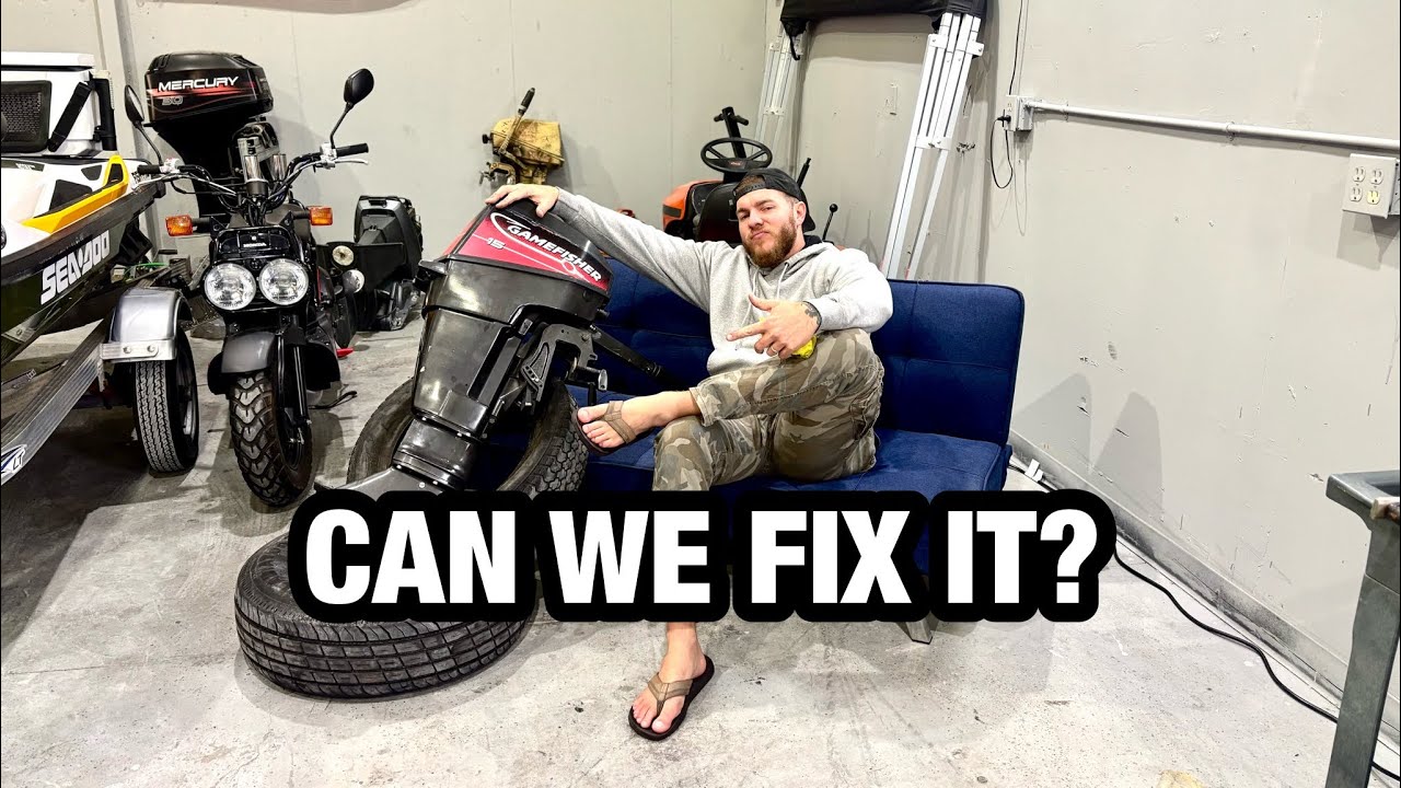 FIX MOTOR = FREE TRIP TO PUERTO RICO -  (fixing this 2 stroke outboard)