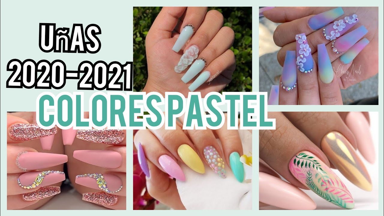 HERMOSOS DISEÑOS DE UÑAS💅 COLORES PASTELES 2020👌/ NAIL FASHION 2020/ #Nail2020