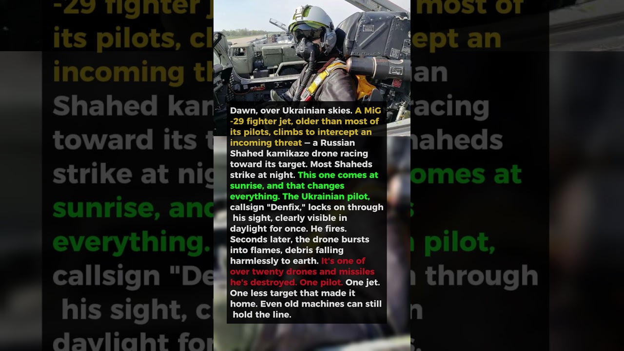 Ukraine's Last Line of Defense &mdash; MiG-29 vs. Kamikaze Drone