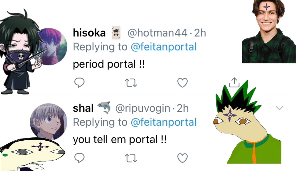hxh tweets ft. y/n !