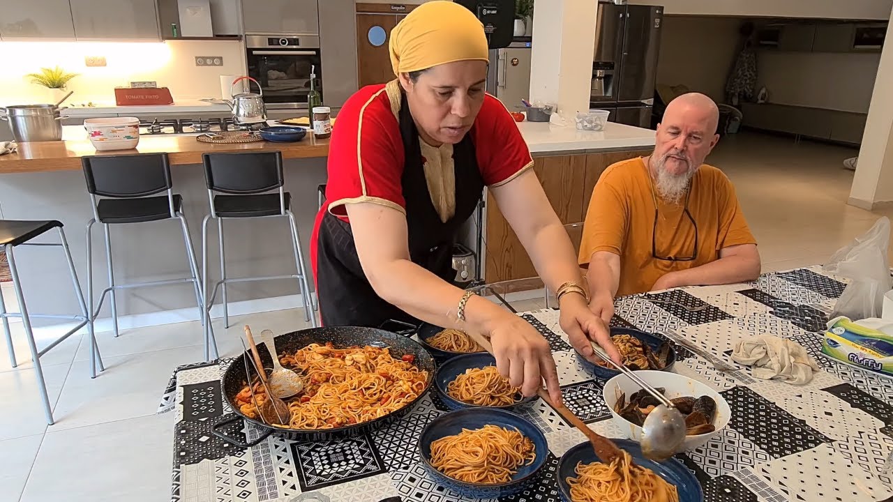 4K 🍝🍤💳 وجدت الطبق الخاص بالمطعم ديالنا داكشي رائع او بنين