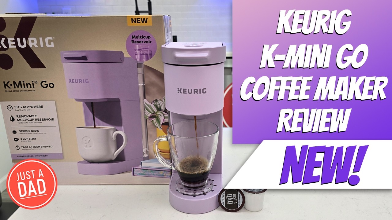 НОВИНКА! ОБЗОР кофеварки Keurig K-Mini Go Single Serve в Target. Готовит отличный кофе K-Cup!