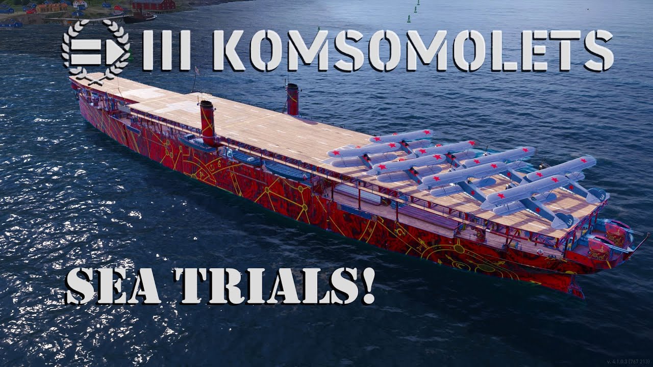 Komsomolets - Tier 3 Soviet Aircraft Carrier (CV) | World of Warships Legends