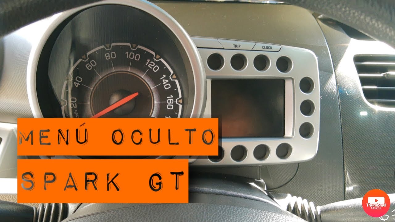 Activar menú Oculto Spark GT