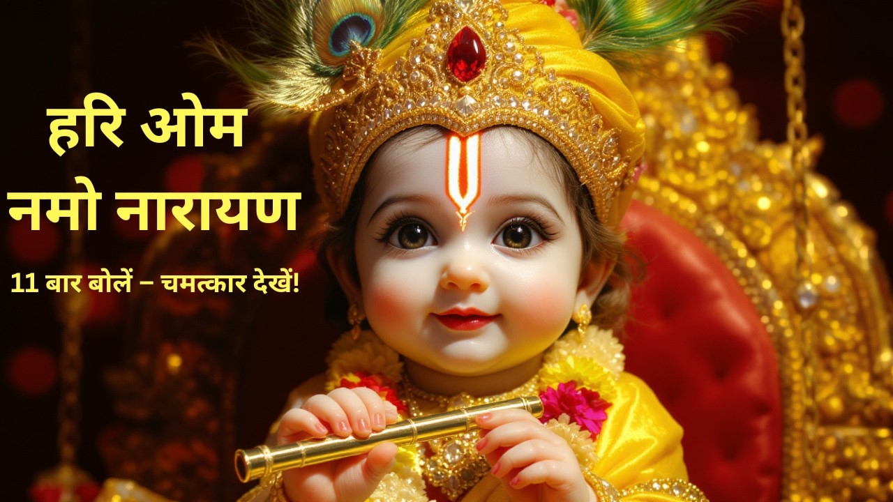 👉हरि ओम नमो नारायण  🌸 Hari Om Namo Narayan  🙏 Powerful Vishnu Mantra | Removes Negative Energy
