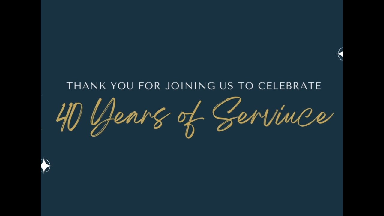 40 Year Anniversary Video