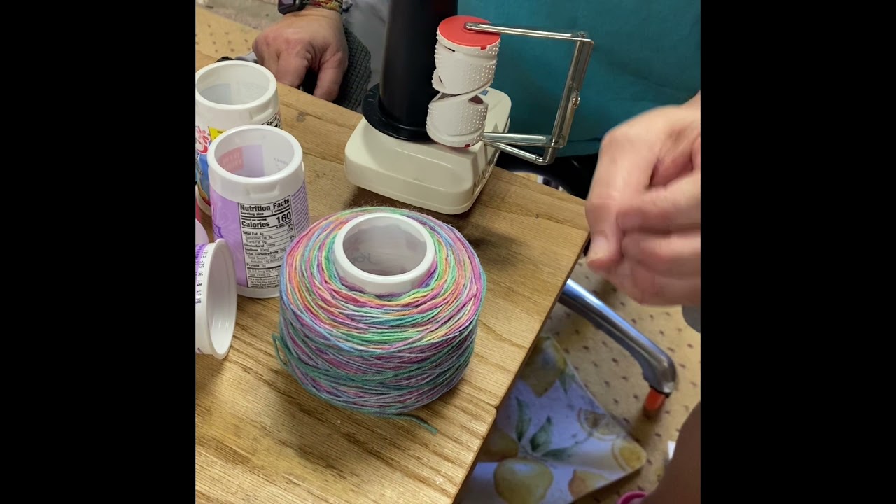 CSM Wind Skein of Yarn to a Royal CONE Winder