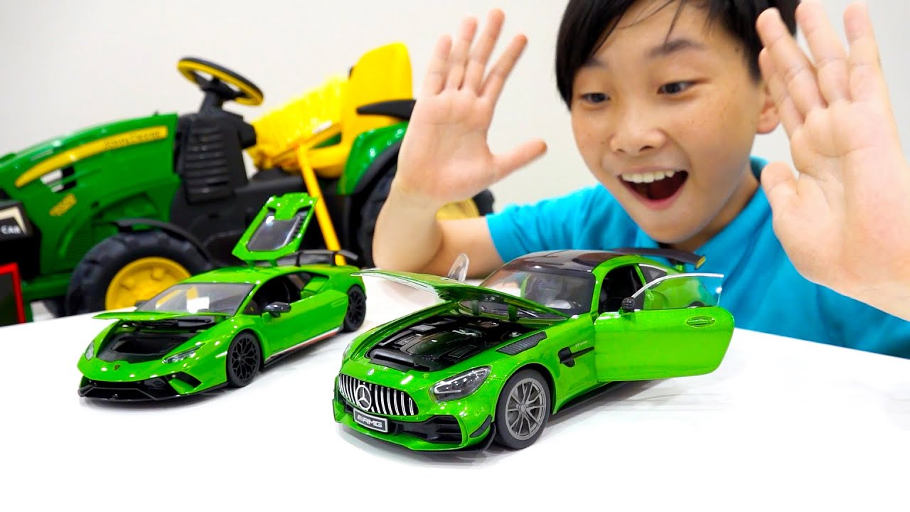 игрушка-сюрприз с игрой цветов для детей Car Toy Color Play for Kids