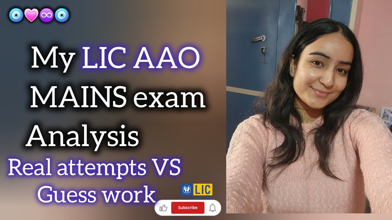 My LIC AAO MAINS Exam analysis📚🧿[Real attempts VS Guess work]🤞🧿 #licaao #sbi  #governmentaspirant
